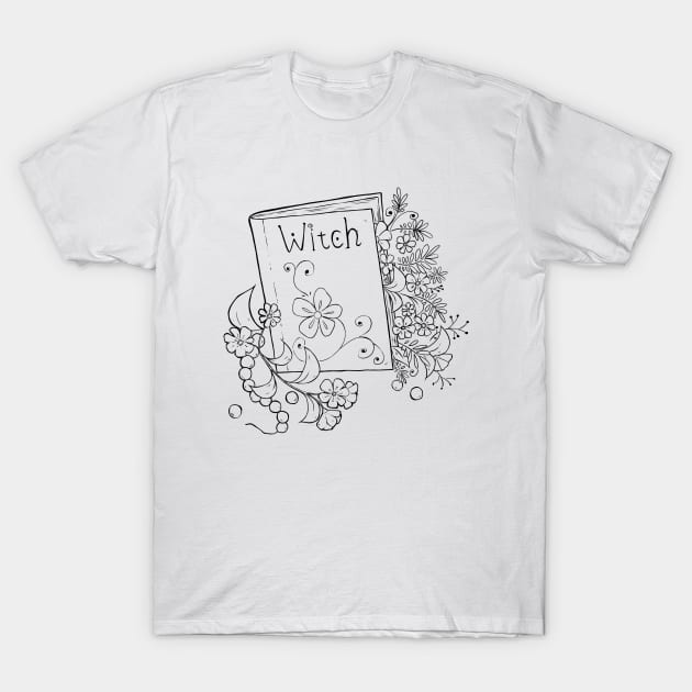 Magic Book T-Shirt by Mihi